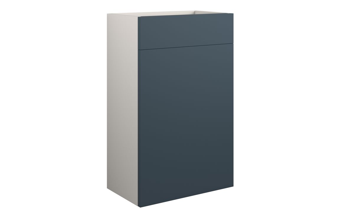 Maycarees 500mm Standard WC Unit - Matt Arley Blue (Grey Cab),Furniture