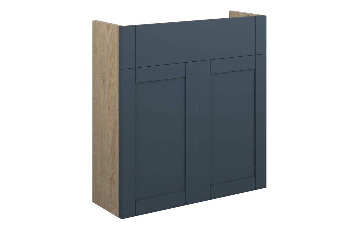 Beya 600mm Slim Basin Unit - Matt Arley Blue (Oak Cab),Furniture