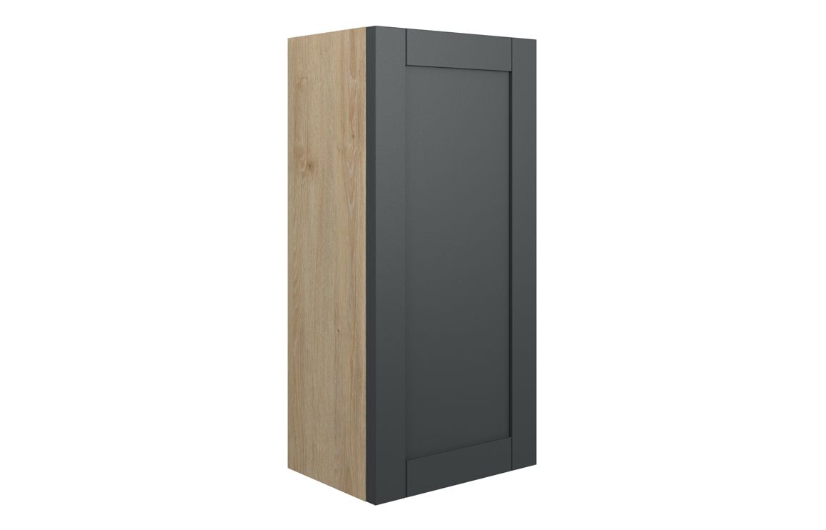 Beya 300mm Slim Base Unit - Matt Graphite Grey (Oak Cab),Furniture