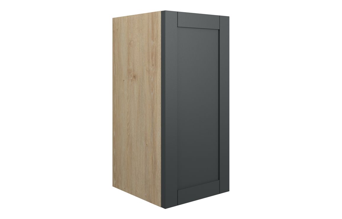 Beya 300mm Standard Base Unit - Matt Graphite Grey (Oak Cab),Furniture