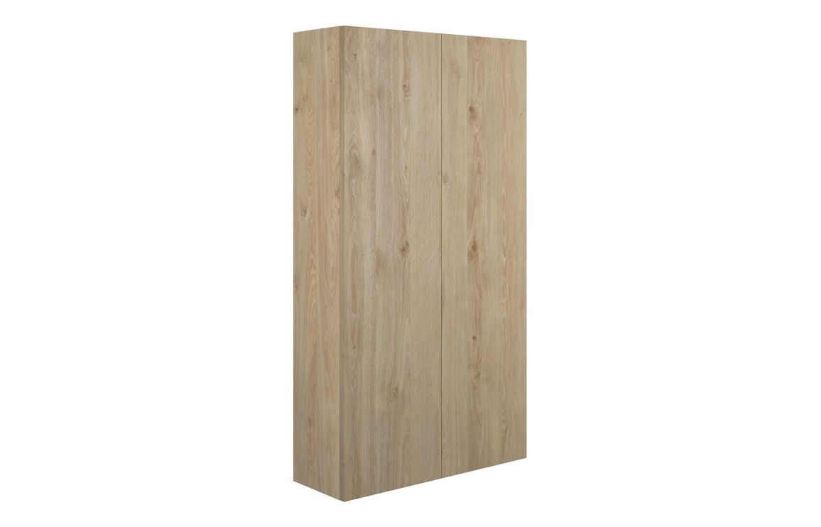 Theoden 600mm Slim 2 Door Storage Unit - Havana Oak (Oak Cab),Furniture