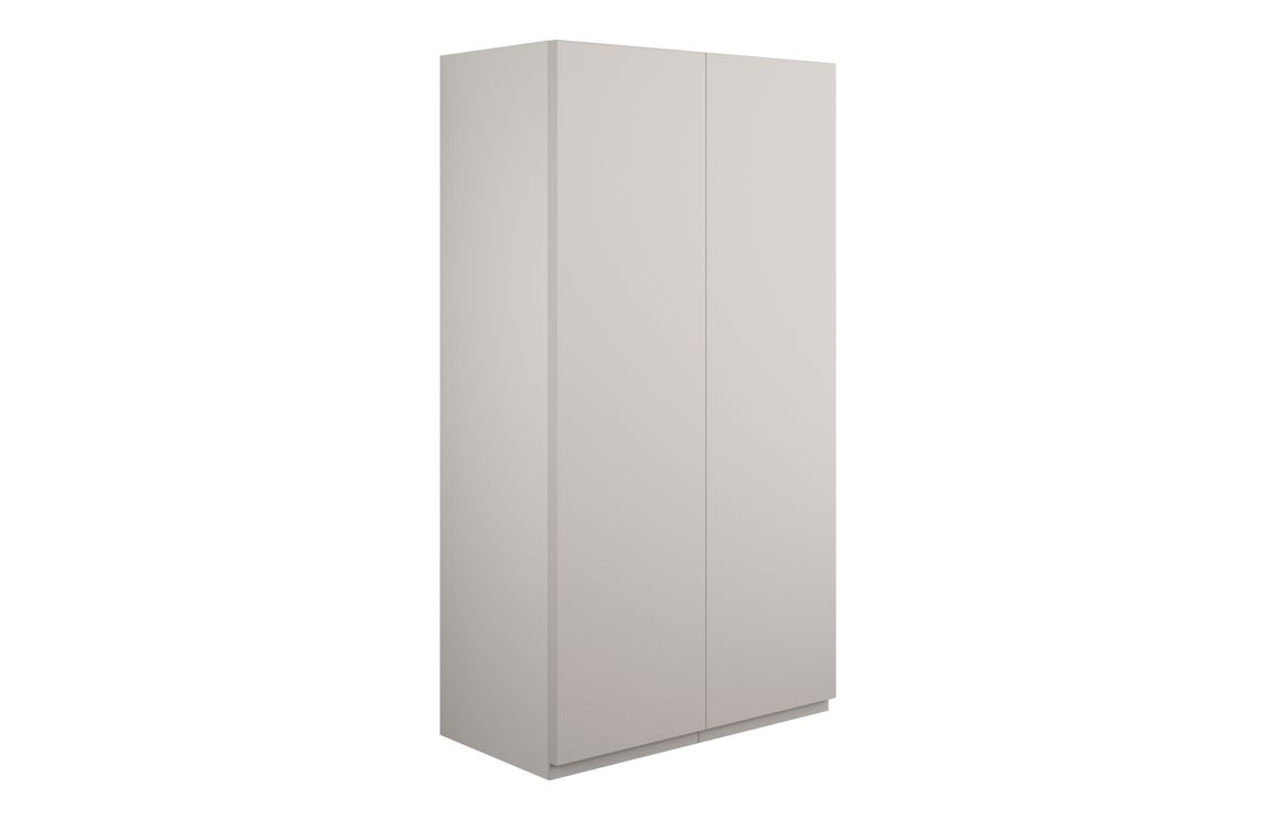 Maycarees 600mm Standard 2 Door Storage Unit - Matt Dove Grey (Grey Cab),Furniture