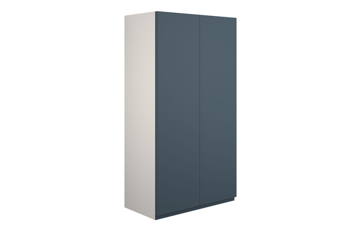 Maycarees 600mm Standard 2 Door Storage Unit - Matt Arley Blue (Grey Cab),Furniture