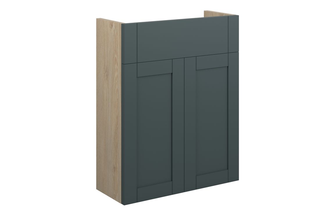 Beya 500mm Slim Basin Unit - Matt Green Camo (Oak Cab),Furniture
