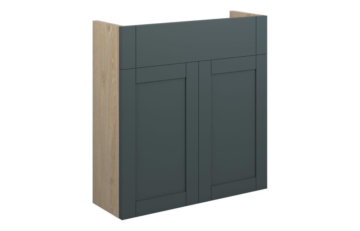 Beya 600mm Slim Basin Unit - Matt Green Camo (Oak Cab),Furniture