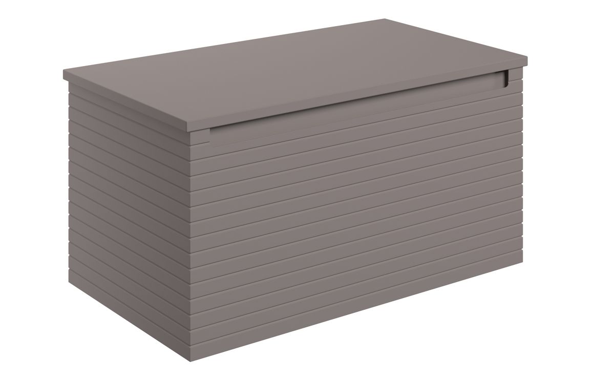 Calaelisse 810mm Wall Hung 1 Drawer Basin Unit & Worktop - Matt Taupe,Furniture