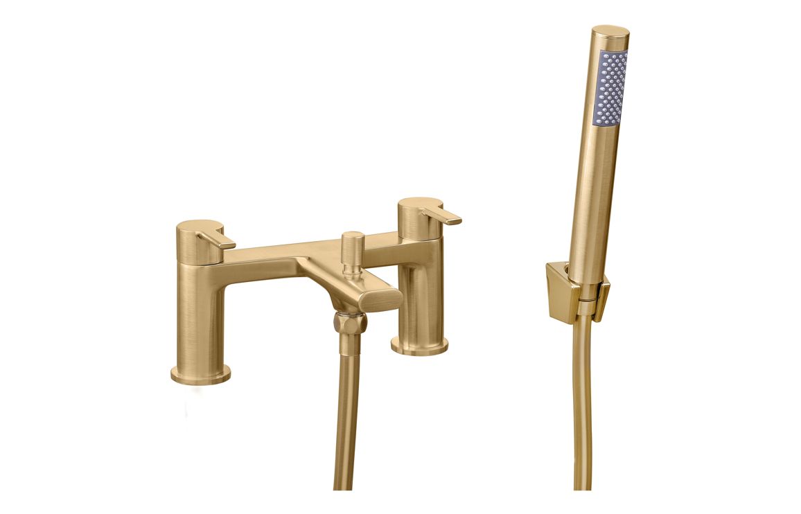 Oranisse Bath/Shower Mixer - Brushed Brass, Bathroom Taps