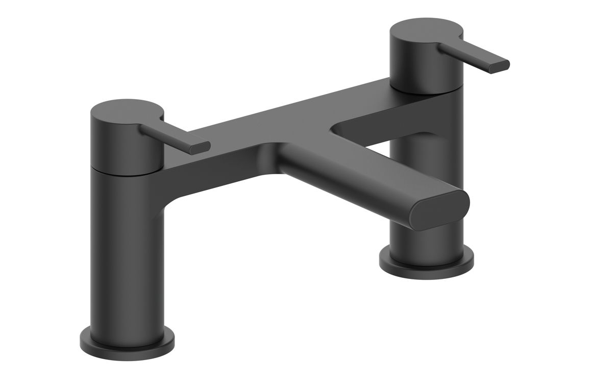 Oranisse Bath Filler - Matt Black, Bathroom Taps