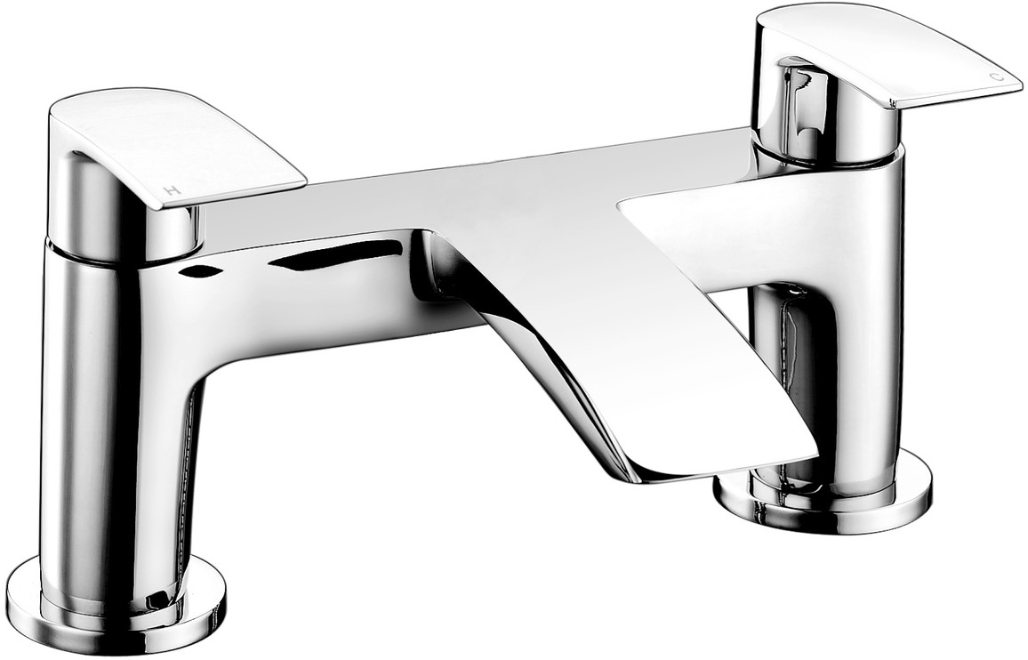Solavesa Bath Filler - Chrome, Bathroom Taps