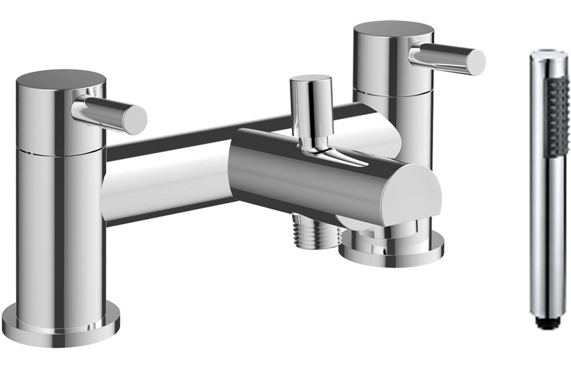 Lumaoise Bath/Shower Mixer & Bracket - Chrome, Bathroom Taps