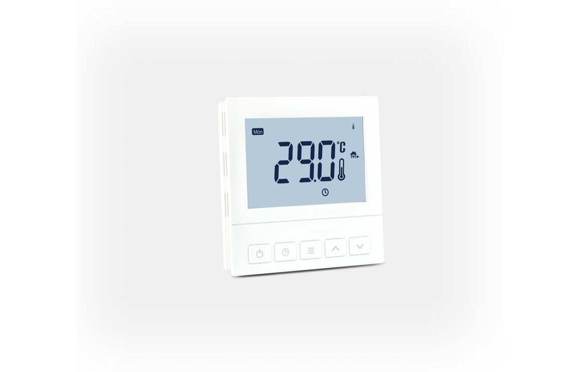 Digital Programmable Thermostat - White, Heating