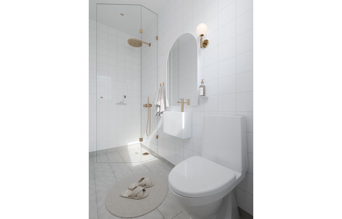 Wall Panels, Fibo Contemporary - Denver White (Tile Effect) - Single - Image 12