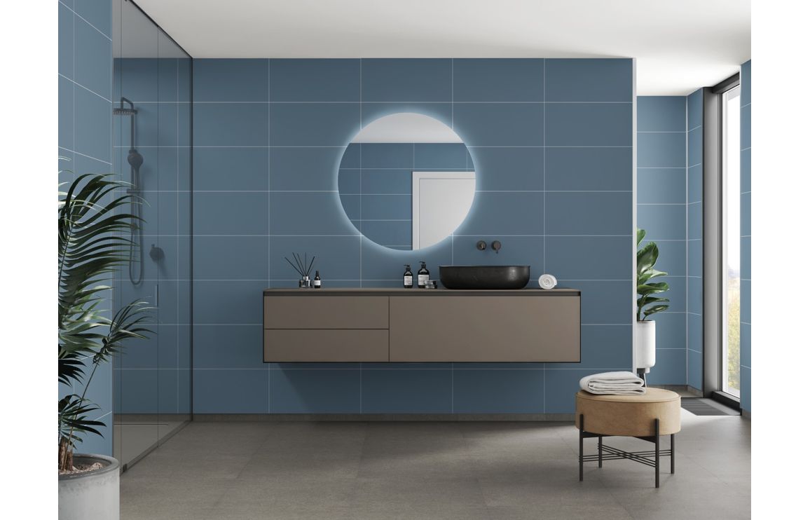Wall Panels, Fibo Contemporary - Dusty Blue (Tile Effect) - Single - Image 3