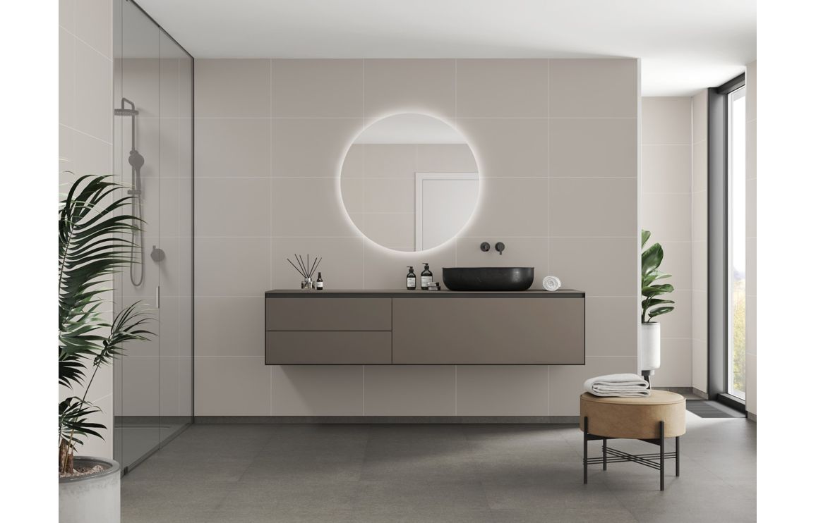 Wall Panels, Fibo Contemporary - Warm Grey (Tile Effect) - Pk/2 - Image 3