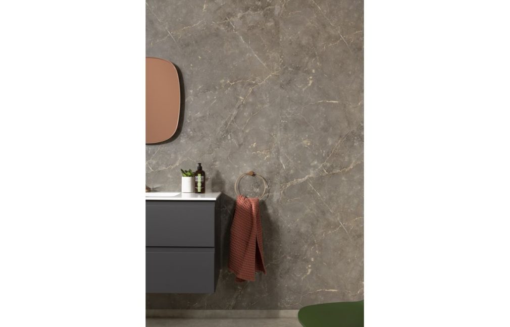 Filip's Bathrooms – Wall Panels, Fibo Marble - Brown Marble (Plain ...