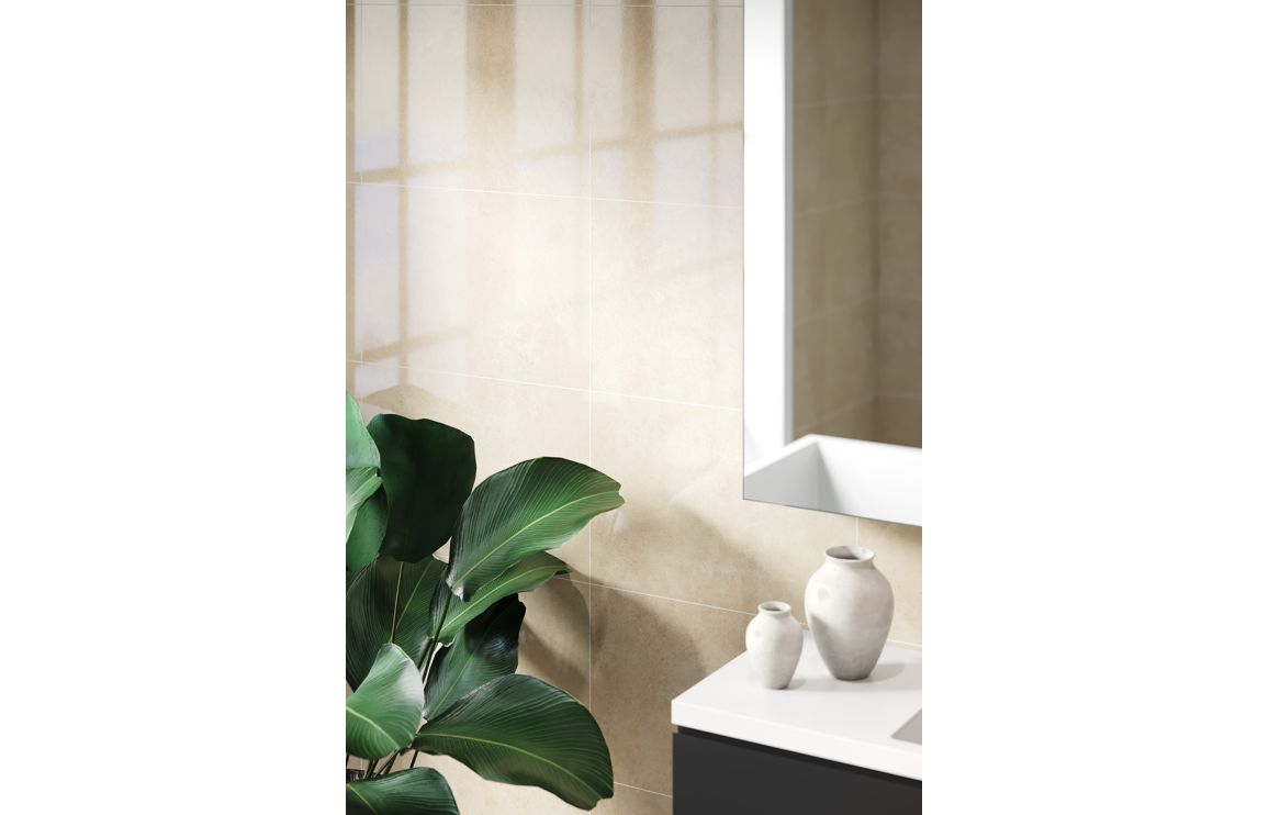 Wall Panels, Fibo Scandinavian - Desert Gloss (Tile Effect) - Single - Image 5