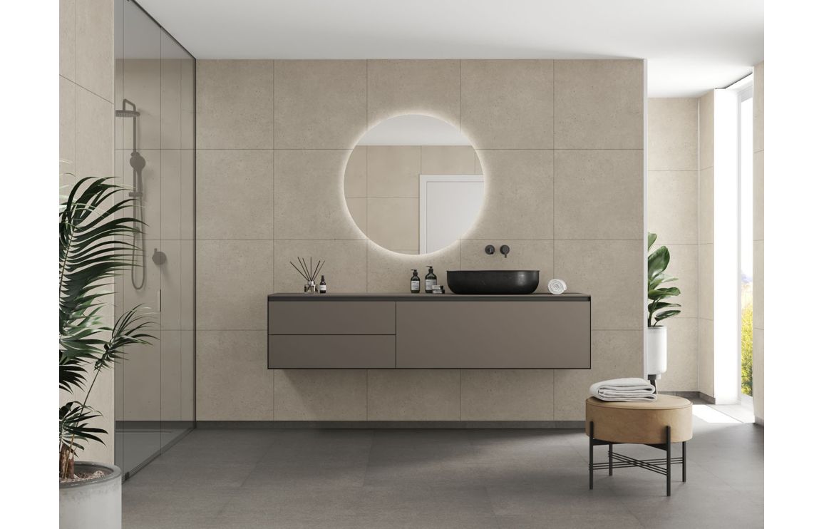 Wall Panels, Fibo Scandinavian - Rough Cement (Tile Effect) - Single - Image 3