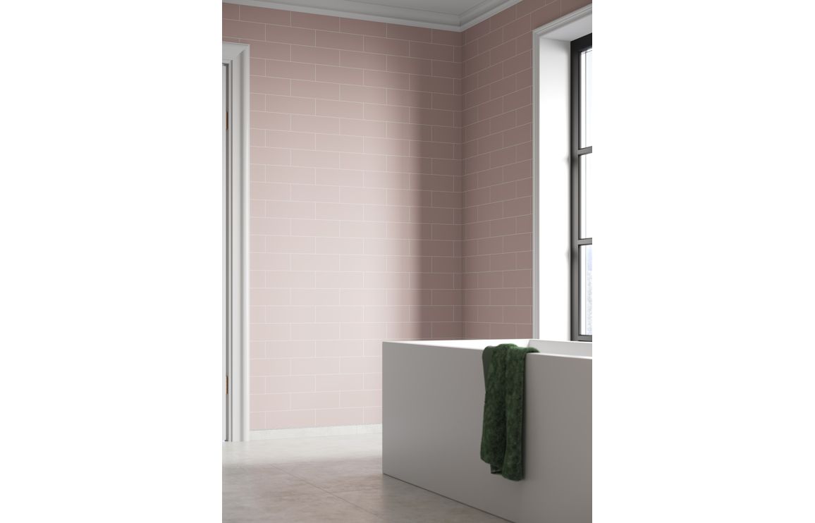 Wall Panels, Fibo Urban - Dusky Pink (Metro Brick) - Pk/2 - Image 6