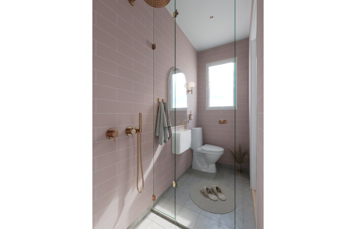 Wall Panels, Fibo Urban - Dusky Pink (Metro Brick) - Pk/2 - Image 10