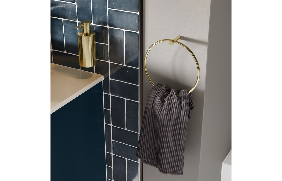 Velisse 1210mm Floor Standing 4 Door Basin Unit & 0TH Basin - Matt Deep Blue,Furniture - Image 2