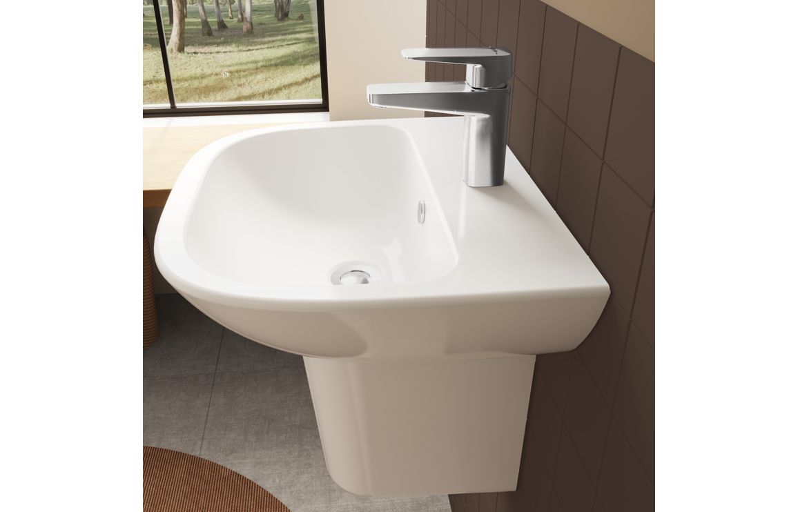 Basin Only, VitrA S20 500x415mm 1TH Basin Only - White - Image 6