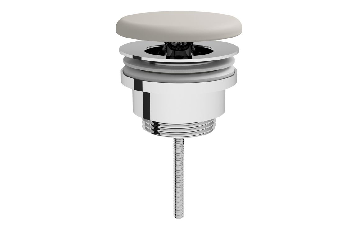 VitrA Universal Ceramic Waste (Free-Flowing) - White, Bathroom Taps - Image 2