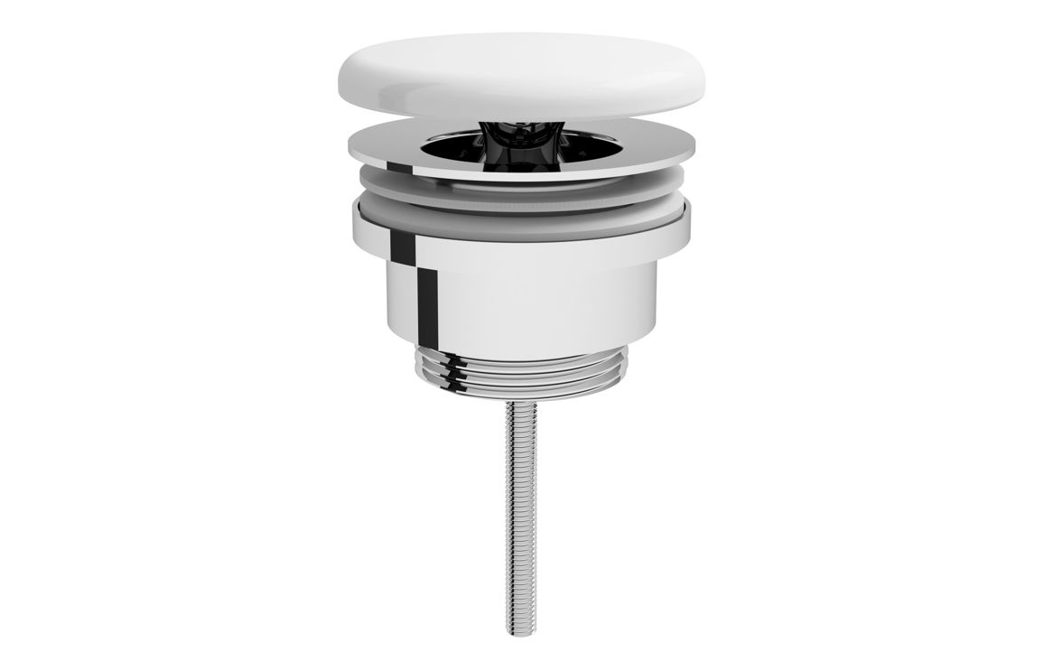 VitrA Universal Ceramic Waste (Free-Flowing) - White, Bathroom Taps