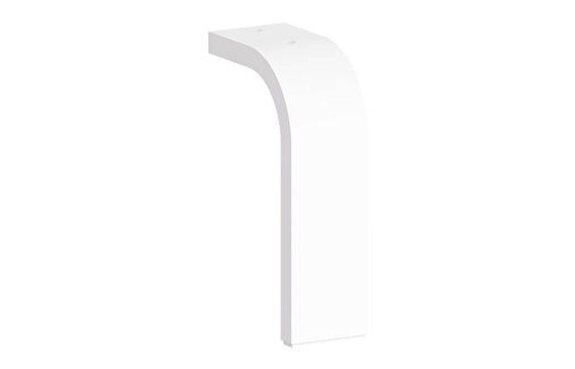 VitrA Root Flat Leg Set for 2/4 Drawer Units - Matt White,Furniture