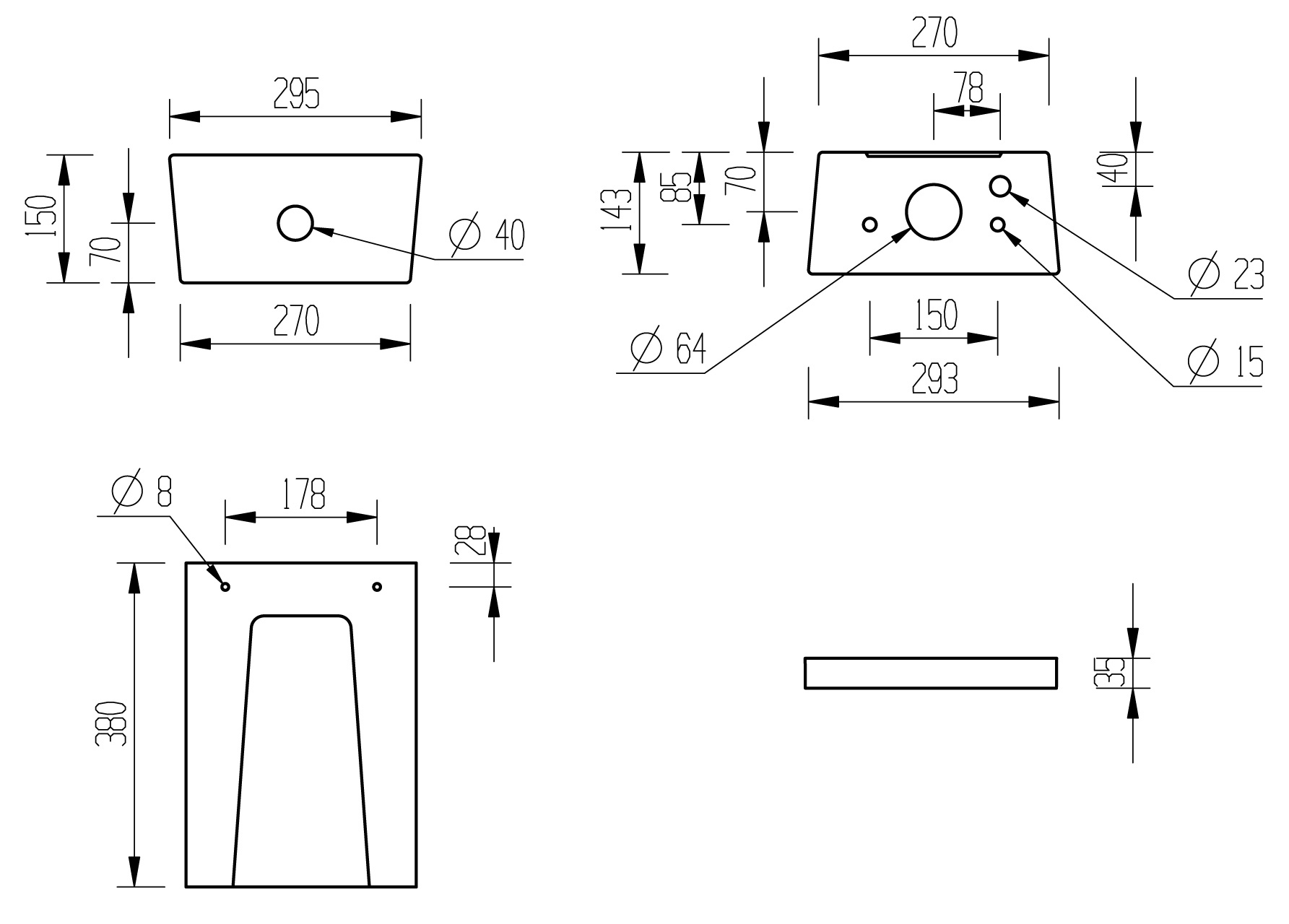 Lumaelle Close Coupled WC & Soft Close Seat, Toilets - Image 5