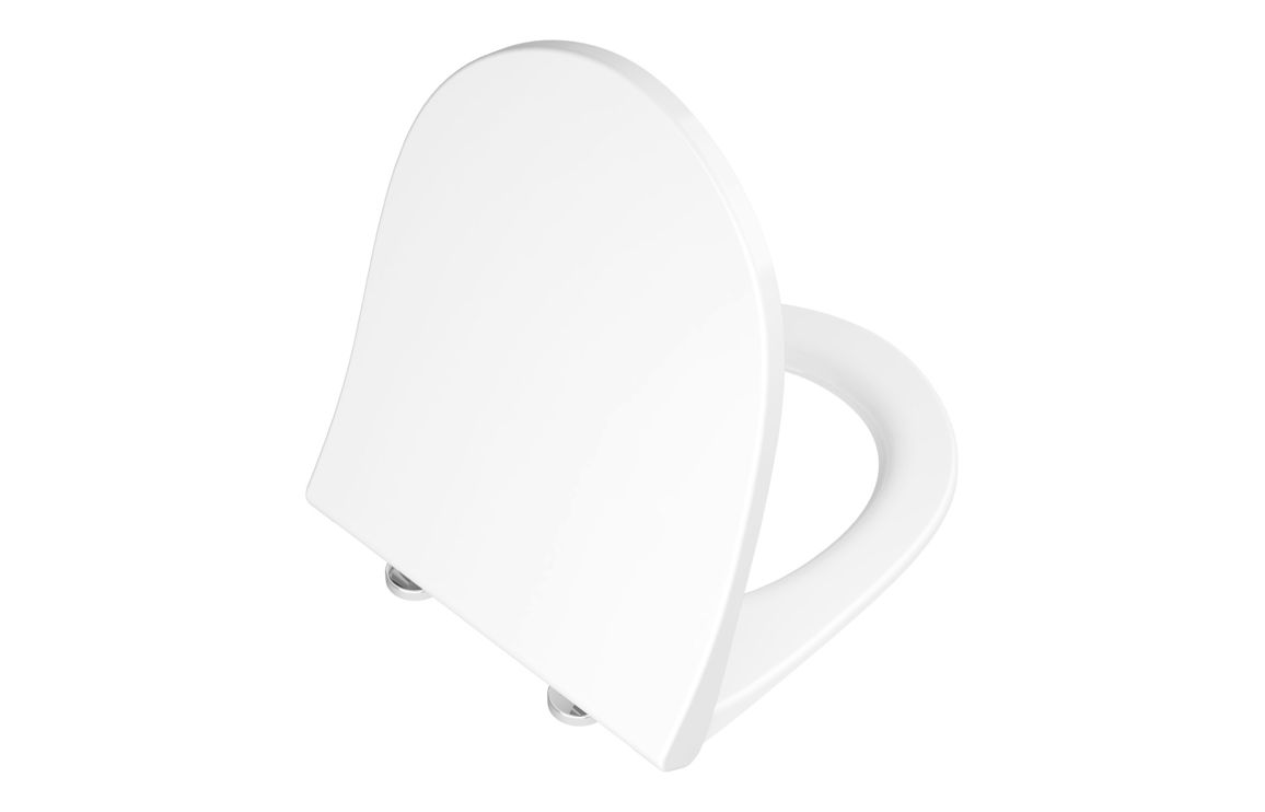 VitrA Sonic Flush Soft Close Wrap Toilet Seat - White, Toilets - Image 3