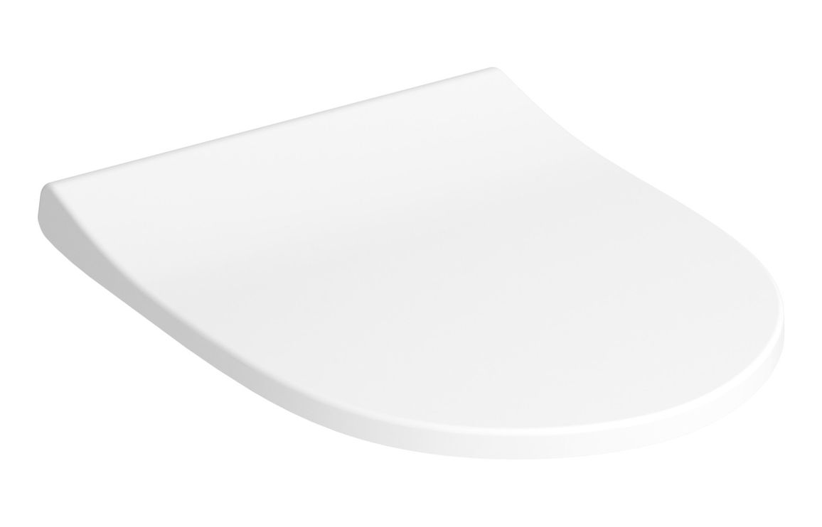 VitrA Sonic Flush Soft Close Wrap Toilet Seat - White, Toilets