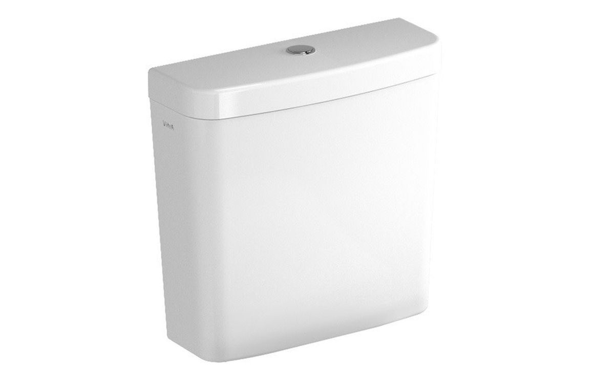 VitrA S20 Rounded Edge Close Coupled Cistern - White, Toilets
