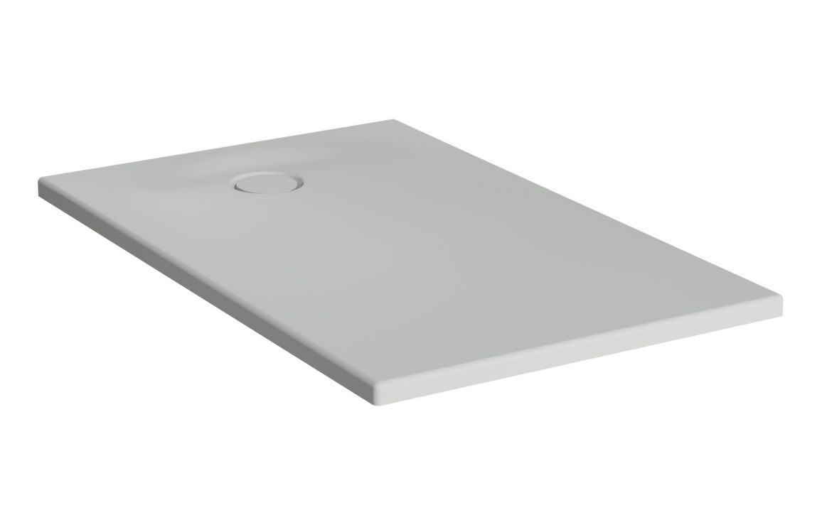 VitrA Leaf 1200mm x 750mm Rectangular Tray - Matt Gray, VitrA, Leaf