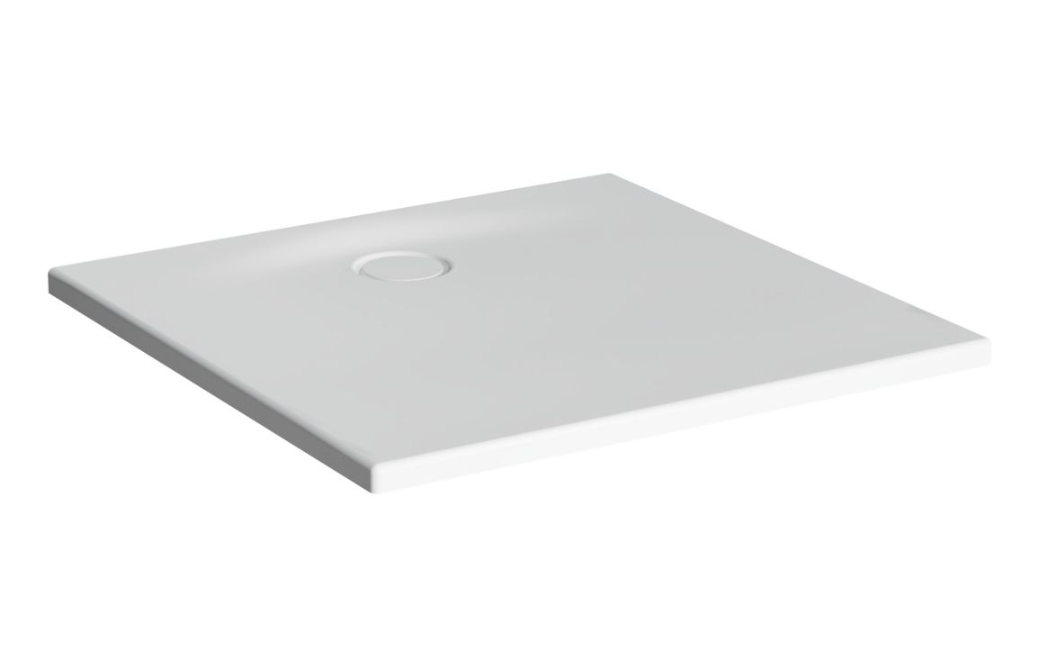 VitrA Leaf 900mm x 800mm Rectangular Tray - Matt White, VitrA, Leaf