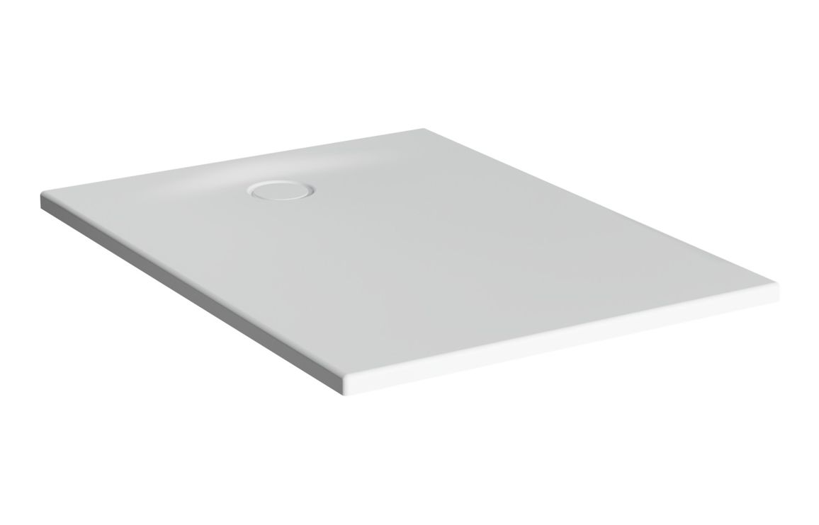 VitrA Leaf 1000mm x 800mm Rectangular Tray - Matt White, VitrA, Leaf