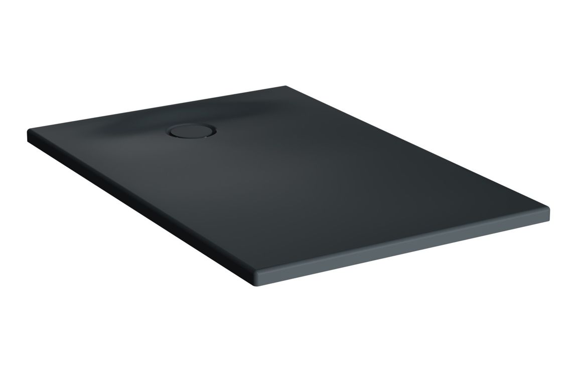 VitrA Leaf 1200mm x 800mm Rectangular Tray - Matt Anthracite, VitrA, Leaf
