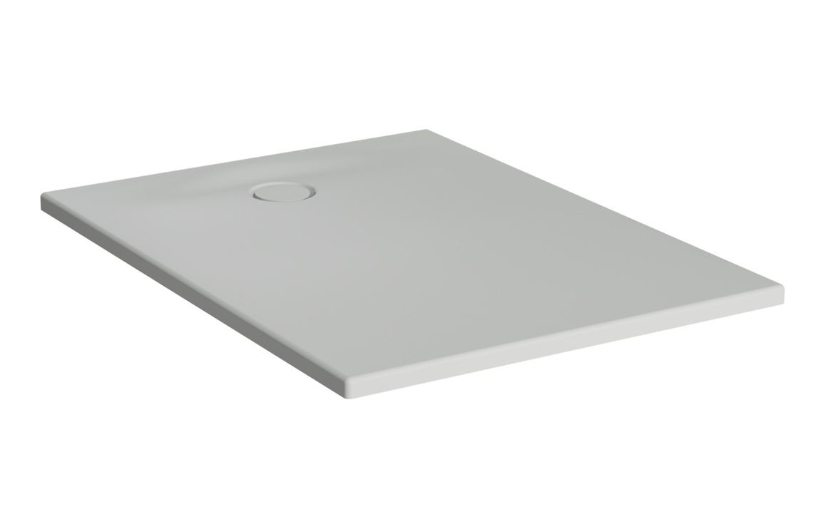 VitrA Leaf 1000mm x 900mm Rectangular Tray - Matt Gray, VitrA, Leaf