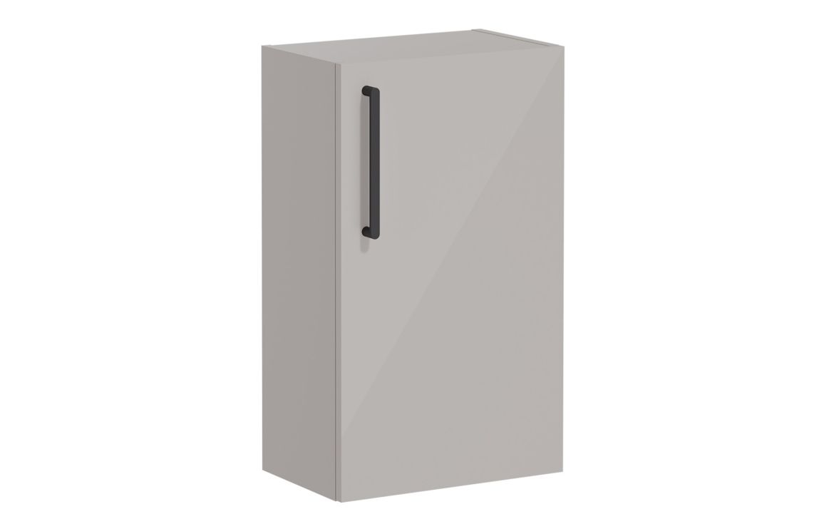 VitrA Root Flat 40cm 1 Door Slim Lower/Base Unit (RH Hinge) - Bright Sahara Beige,Furniture