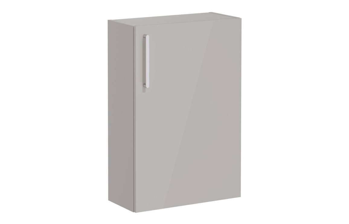 VitrA Root Flat 55cm 1 Door Slim Lower/Base Unit (RH Hinge) - Bright Sahara Beige,Furniture