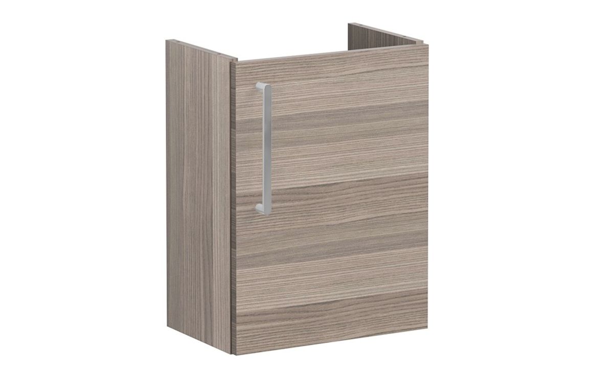 VitrA Root Flat 40cm 1 Door Wall Hung Slim Washbasin Unit (RH Hinge) - Cordoba,Furniture