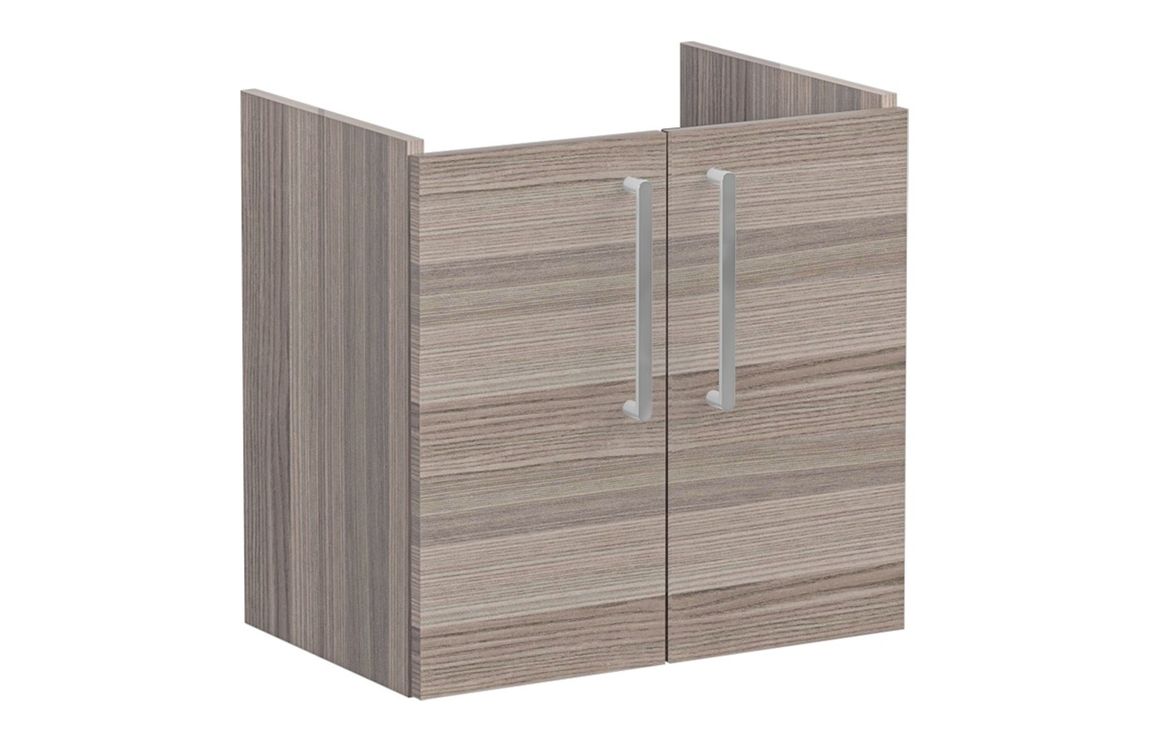 VitrA Root Flat 60cm 2 Door Wall Hung Slim Washbasin Unit - Cordoba,Furniture