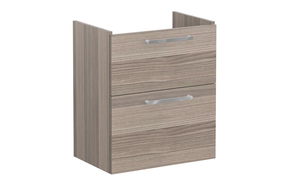 VitrA Root Flat 60cm 2 Drawer Slim Washbasin Unit - Cordoba,Furniture