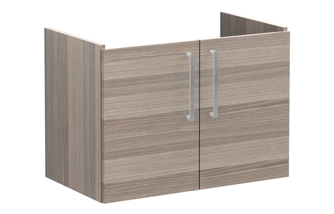 VitrA Root Flat 80cm 2 Door Wall Hung Washbasin Unit - Cordoba,Furniture