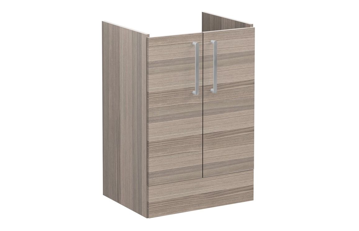 VitrA Root Flat 60cm 2 Door Floor Standing Washbasin Unit - Cordoba,Furniture