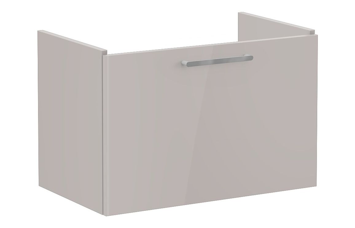 VitrA Root Flat 80cm 1 Drawer Washbasin Unit - Bright Sahara Beige,Furniture