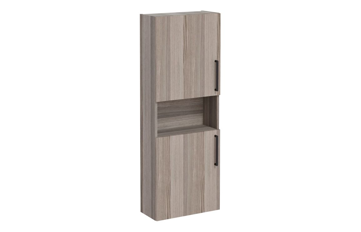 VitrA Root Flat 55cm 2 Door Semi-Tall Unit (LH Hinge) - Cordoba,Furniture