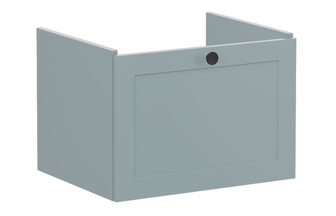 VitrA Root Classic 60cm 1 Drawer Washbasin Unit - Matt Fjord Green,Furniture