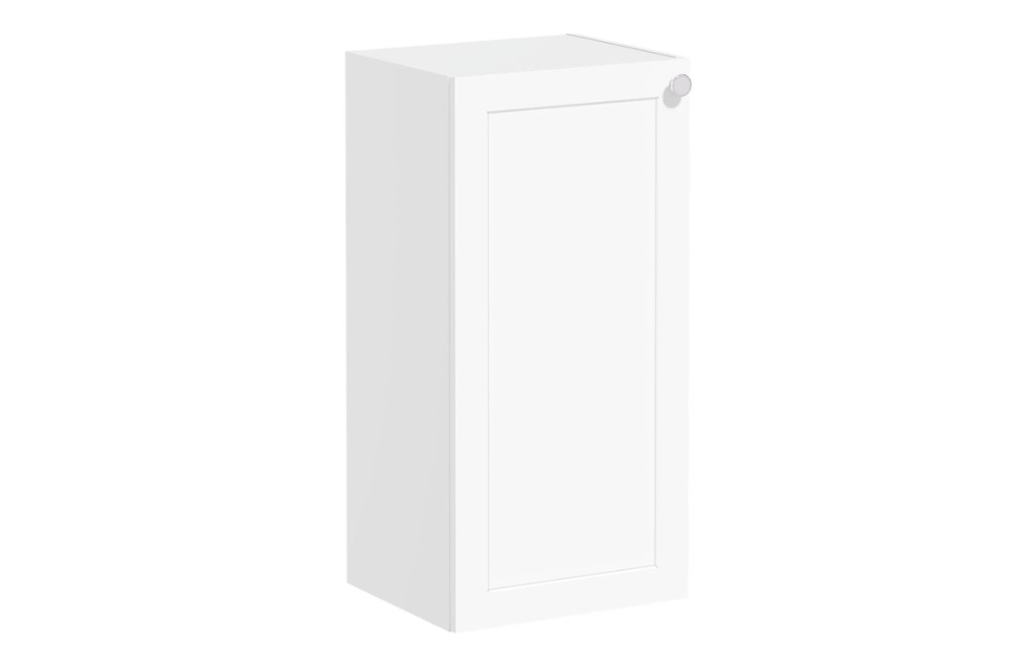 VitrA Root Classic 40cm 1 Door Lower/Base Unit (LH Hinge) - Matt White,Furniture