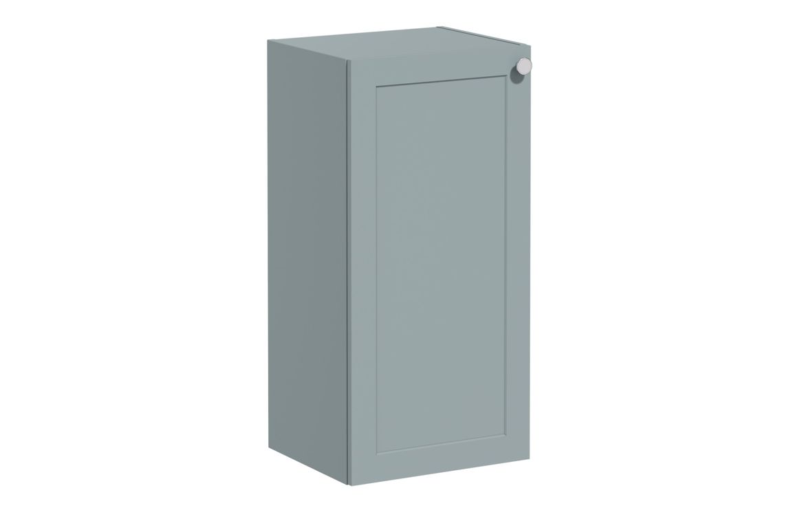 VitrA Root Classic 40cm 1 Door Lower/Base Unit (LH Hinge) - Matt Fjord Green,Furniture