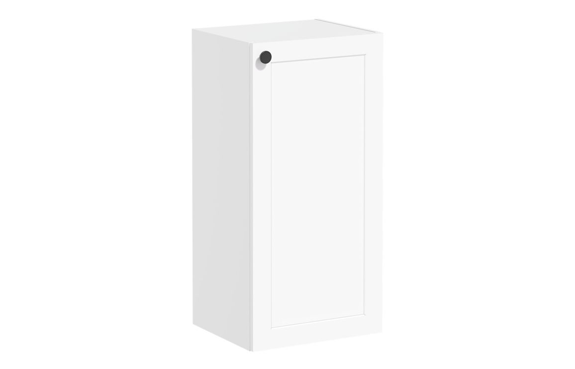 VitrA Root Classic 40cm 1 Door Lower/Base Unit (RH Hinge) - Matt White,Furniture
